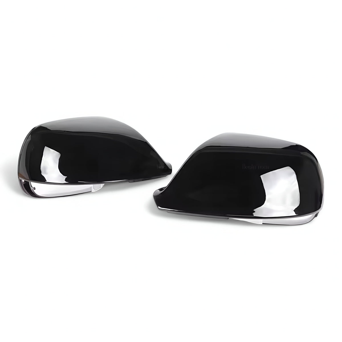 Glossy black mirror caps for Audi Q7 Mk1 (2010 to 2015)