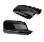 Glossy black mirror caps for BMW 7 Series E65 - 2001 to 2009