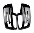 Glossy black mirror caps for Mercedes C-Class W204 (2007 to 2014)