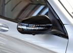 Glossy black side mirror caps for Mercedes CLA C118 (2018 to 2025)