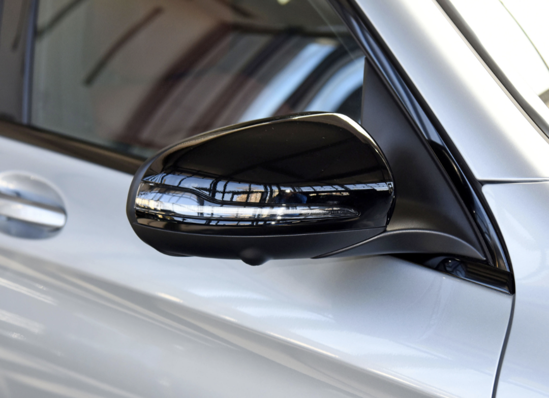 Glossy black side mirror caps for Mercedes CLA C118 (2018 to 2025)