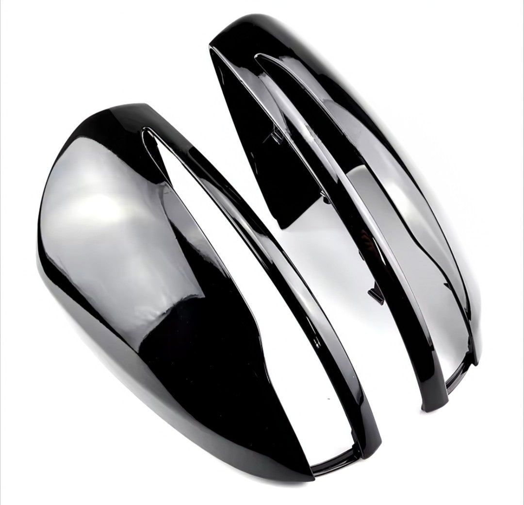 Glossy black side mirror caps for Mercedes CLA C118 (2018 to 2025)