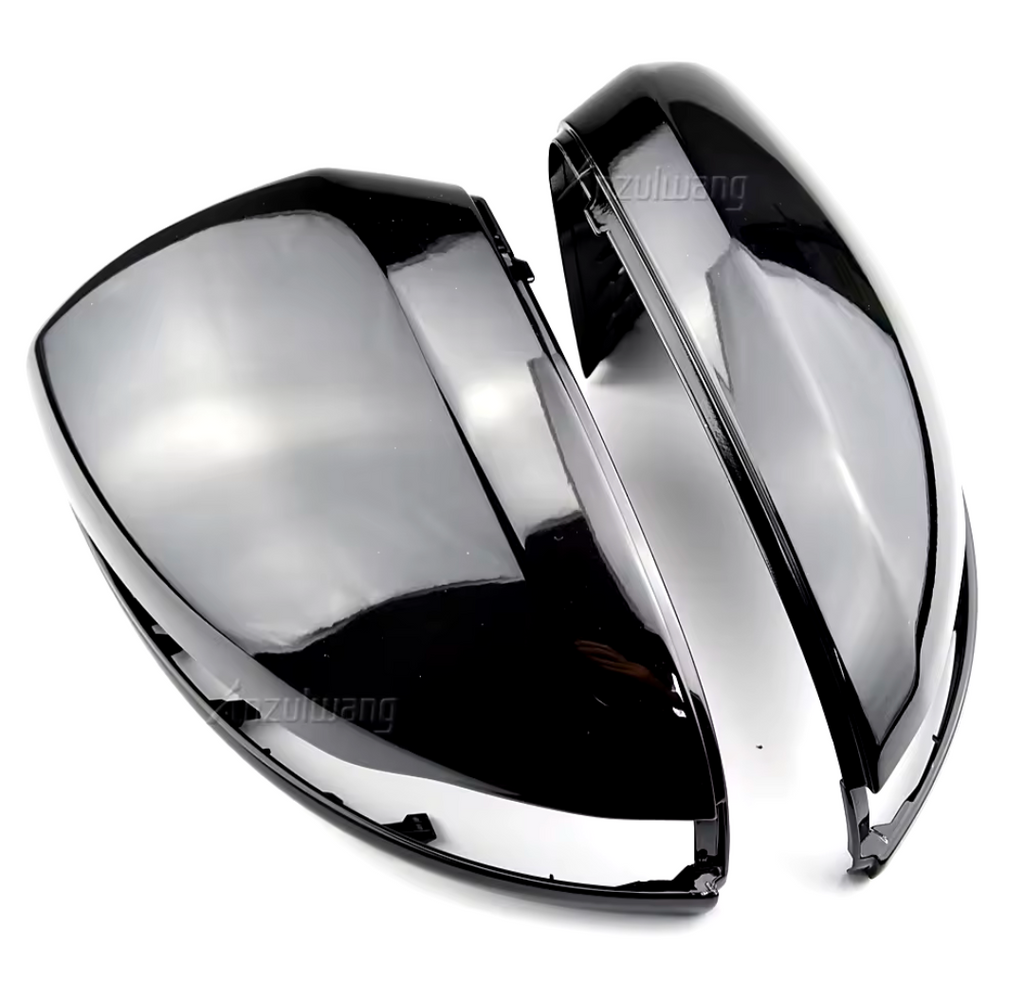 Glossy black side mirror caps for Mercedes CLA C118 (2018 to 2025)