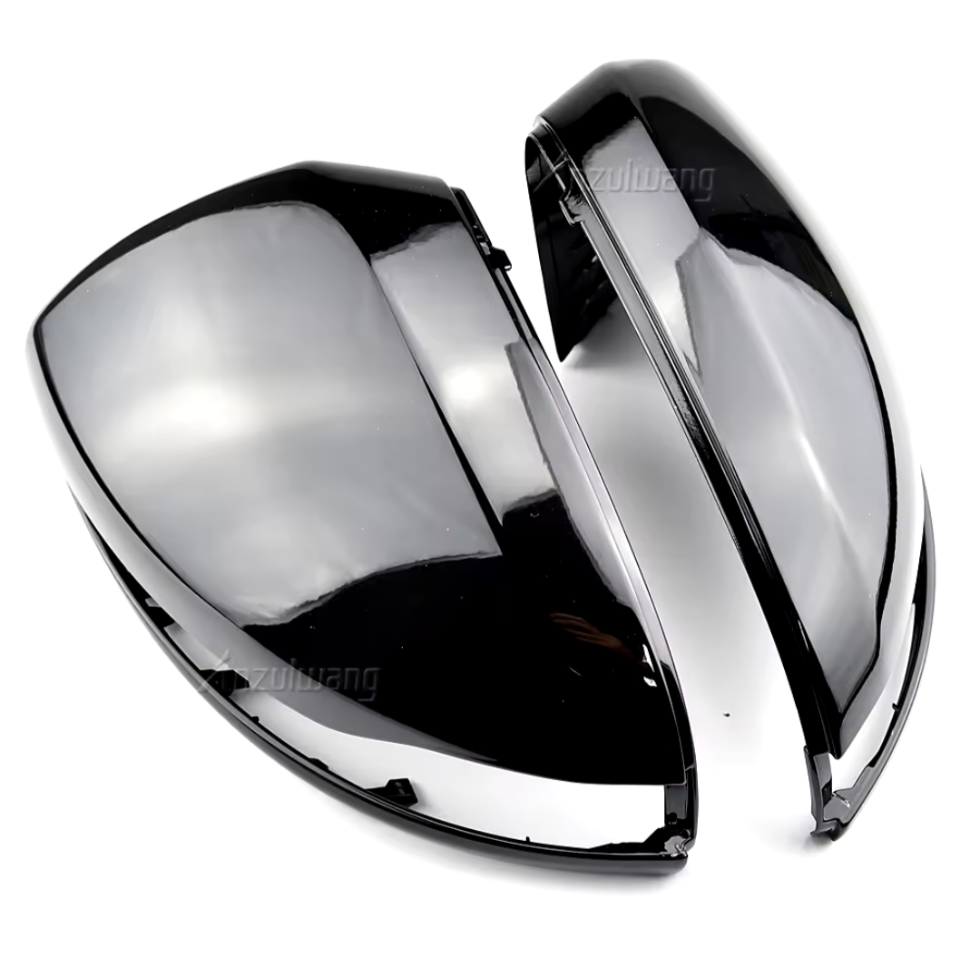 Glossy black side mirror caps for Mercedes CLA C118 (2018 to 2025)