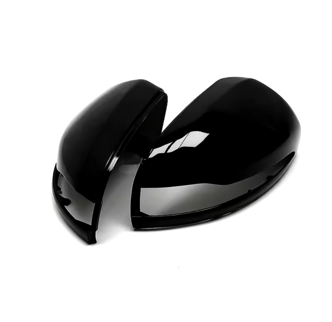 Glossy black side mirror caps for Mercedes CLA C118 (2018 to 2025)
