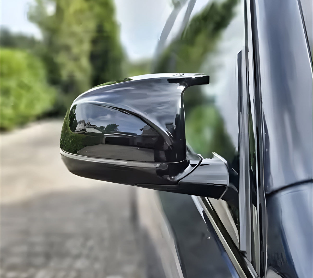 Glossy Black Mirror Caps M Competition-Look for BMW X3 G01 - 2018 to 2023