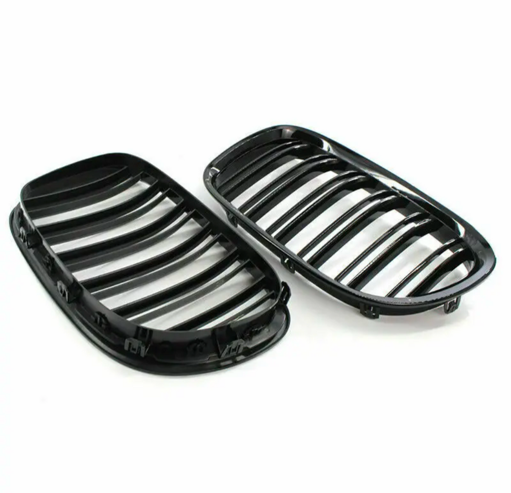 BMW 7 Series F01 F02 Glossy Black Front Grilles (2009 to 2015)