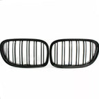 BMW 7 Series F01 F02 Glossy Black Front Grilles (2009 to 2015)