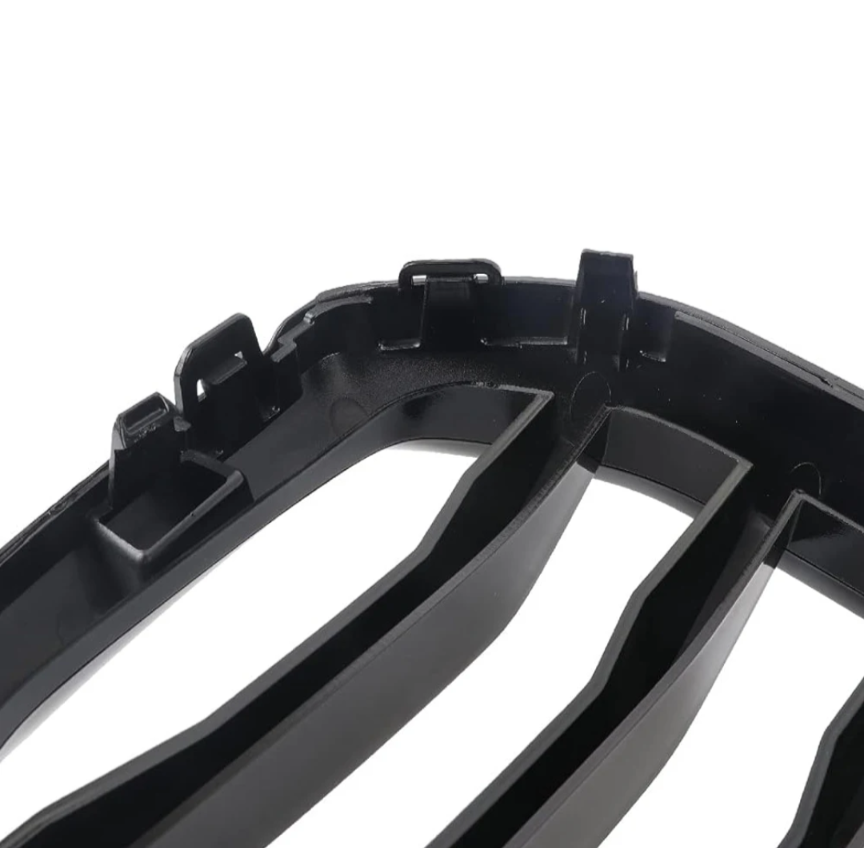 BMW X6 G06 Gloss Black Front Grilles Set (2019 to 2026)