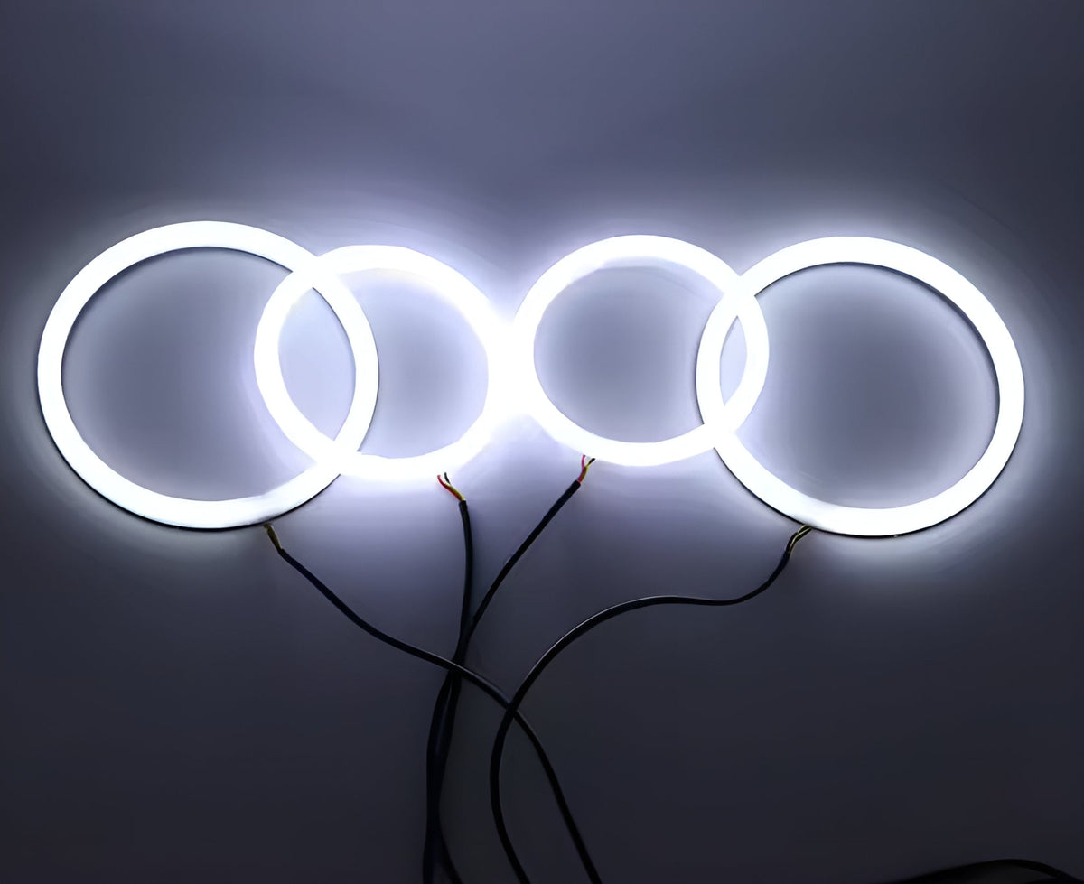 LED Angel Eyes Headlights Kit for BMW 3 Series E46 - '98 to '06