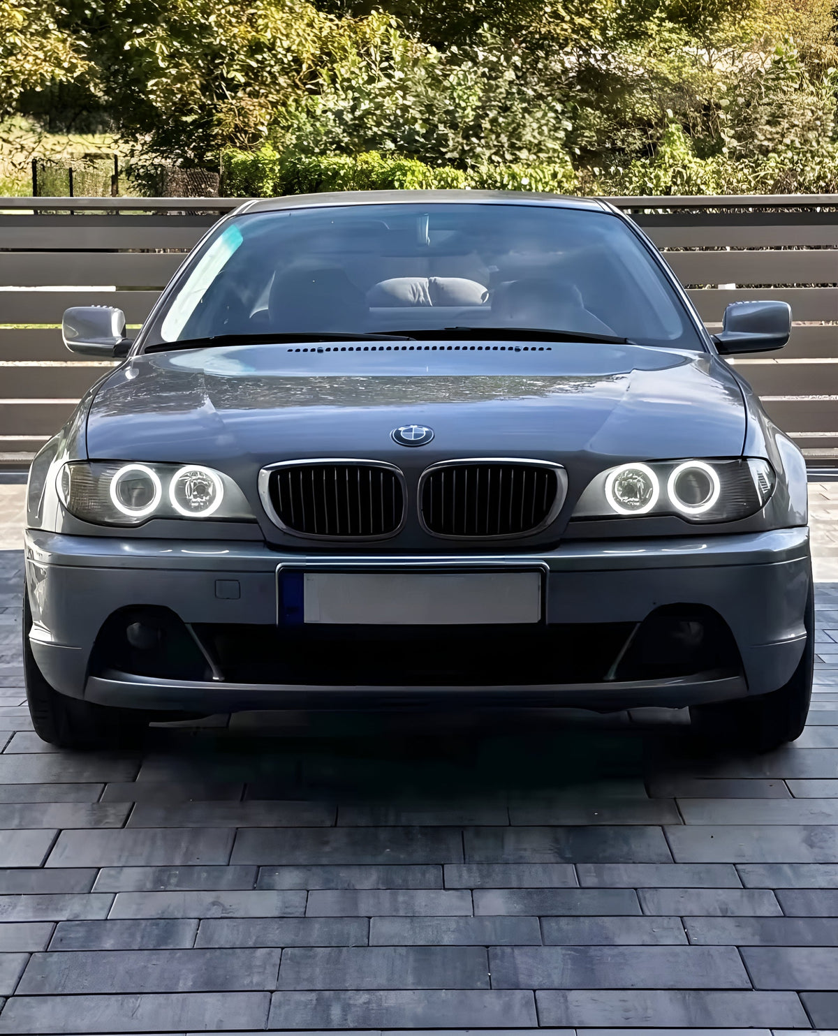 LED Angel Eyes Headlights Kit for BMW 3 Series E46 - '98 to '06