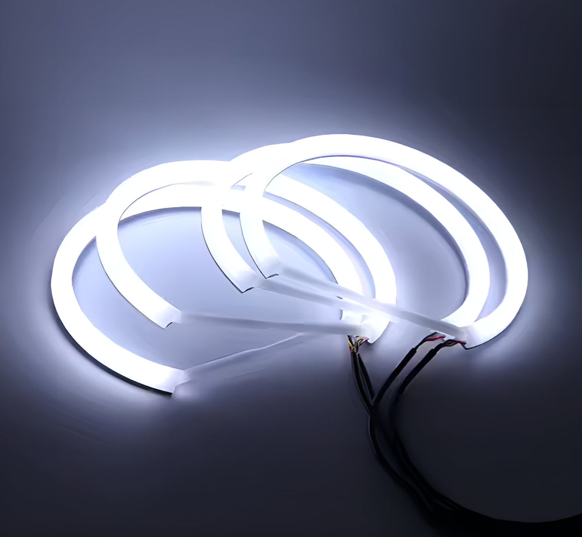 LED Angel Eyes Headlights Kit for BMW 3 Series E46 - '98 to '06