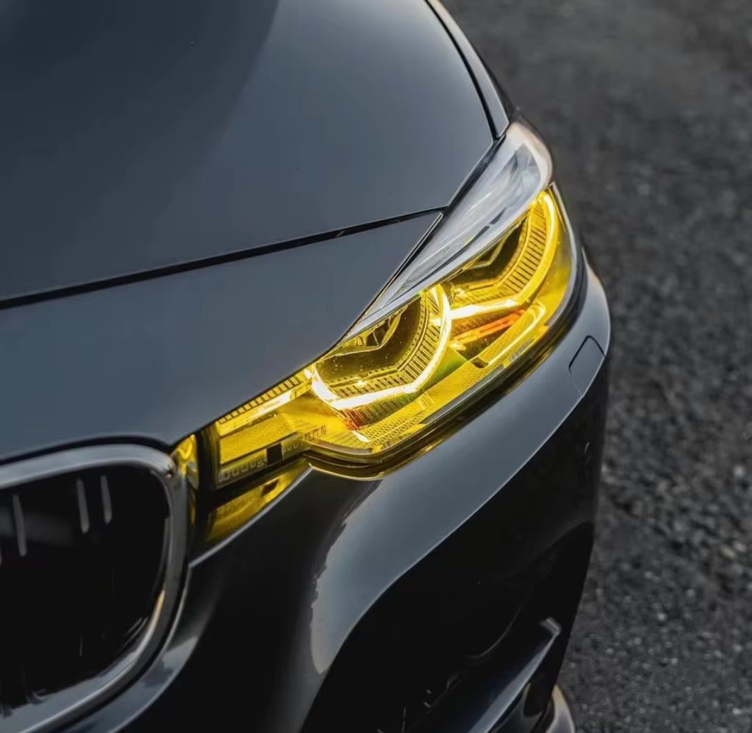 LED Yellow CSL-Style DRL Angel Eyes Modules for BMW 3 Series F30 / M3 F80 (2011–2019)