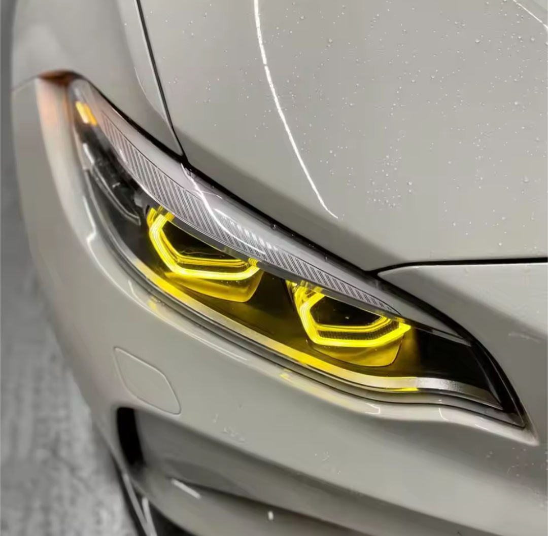 LED Yellow CSL-Style DRL Angel Eyes Modules for BMW 4 Series F32 / M4 F82 (2013–2017)