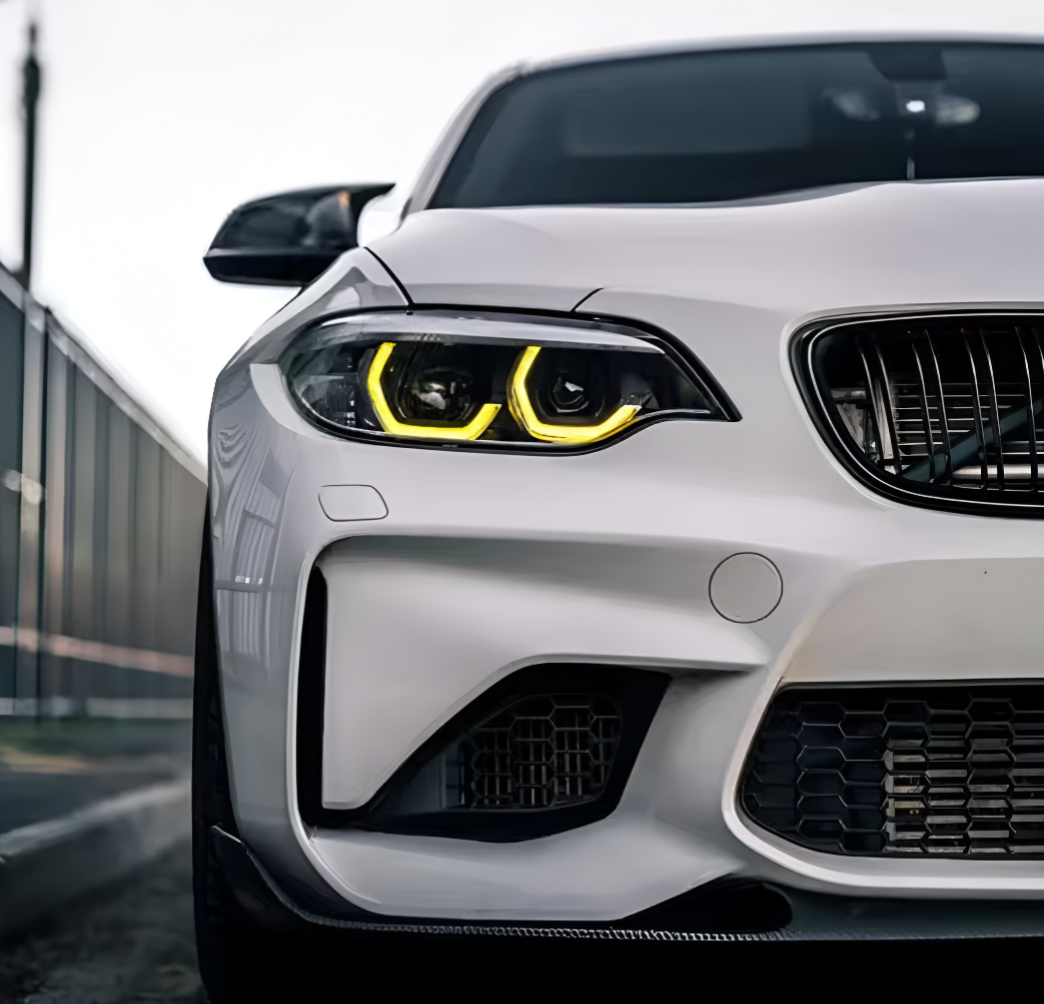 LED Yellow CSL-Style DRL Angel Eyes Modules for BMW 4 Series F32 / M4 F82 (2013–2017)