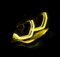 LED Yellow CSL-Style DRL Angel Eyes Modules for BMW 4 Series F32 / M4 F82 (2013–2017)