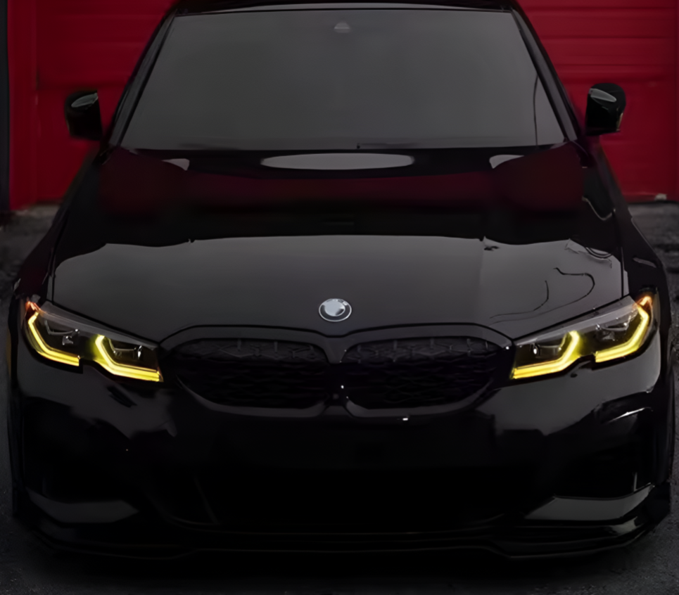 LED Yellow CSL-Style DRL Angel Eyes for BMW 3 Series G20 / M3 G80 (2019–2023)