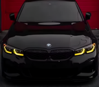 LED Yellow CSL-Style DRL Angel Eyes for BMW 3 Series G20 / M3 G80 (2019–2023)