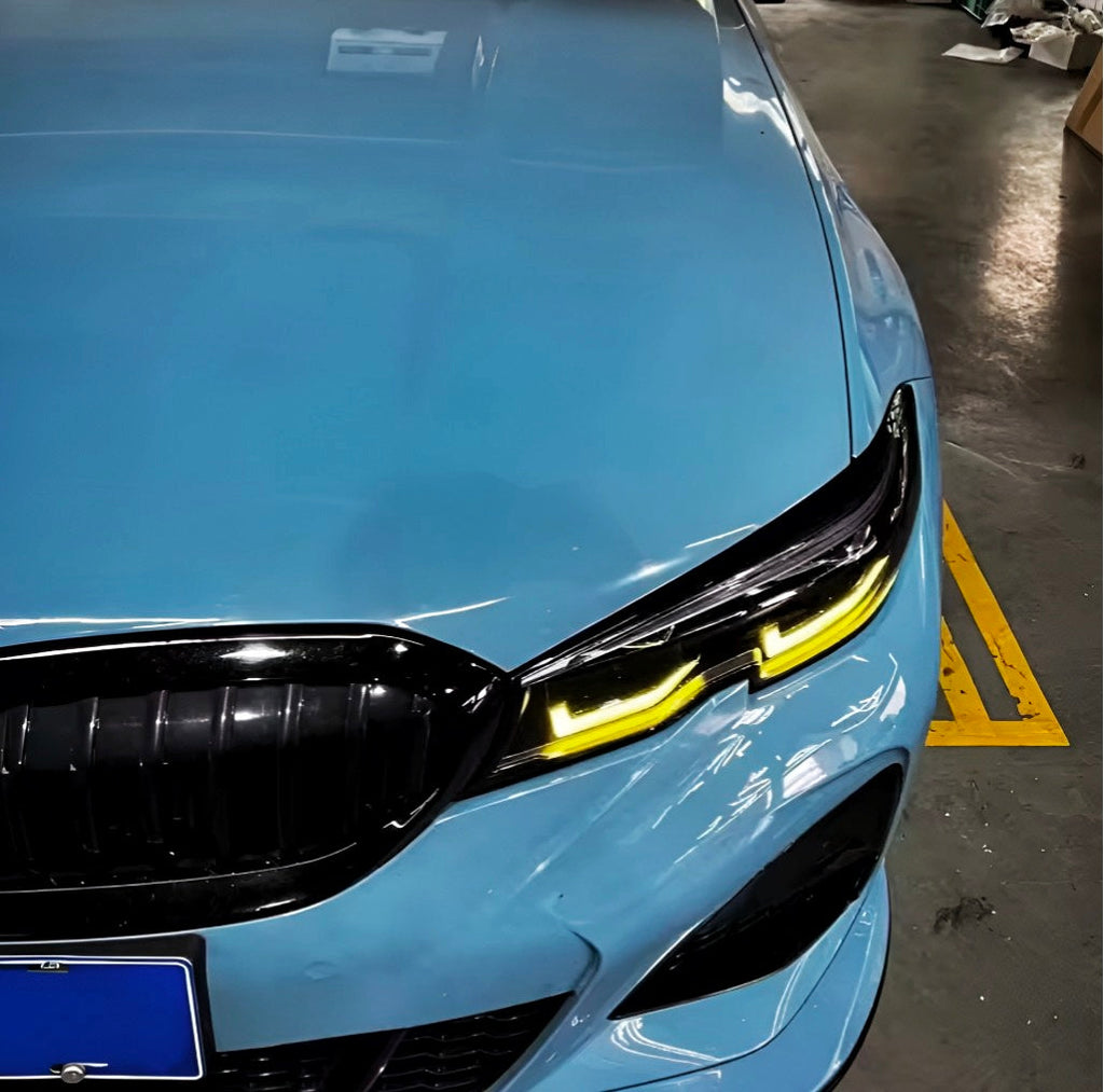 LED Yellow CSL-Style DRL Angel Eyes for BMW 4 Series G22 / M4 G82 (2020–2024)