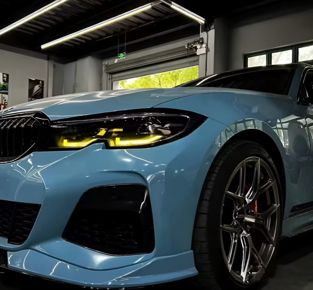 LED Yellow CSL-Style DRL Angel Eyes for BMW 4 Series G22 / M4 G82 (2020–2024)