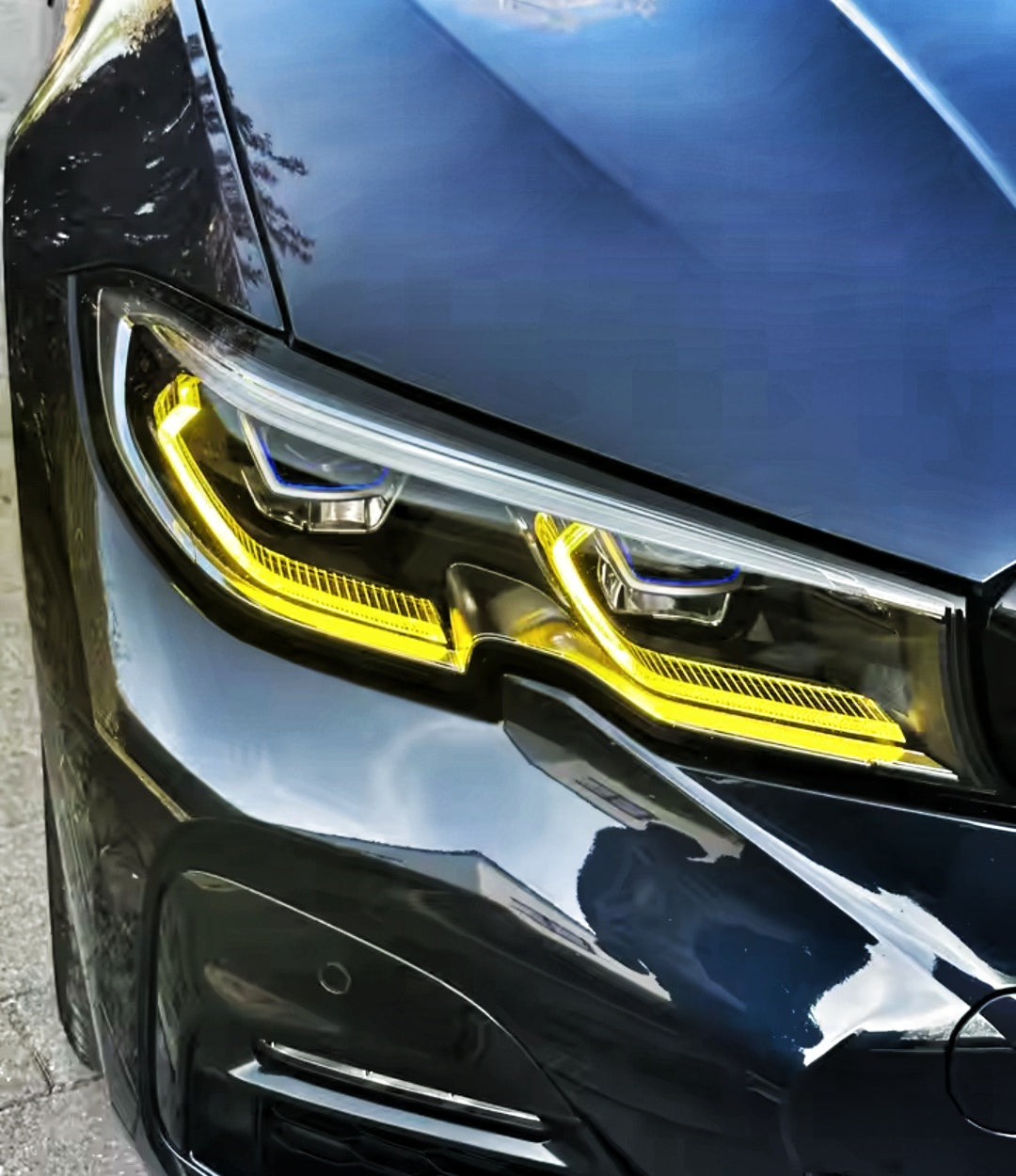 LED Yellow CSL-Style DRL Angel Eyes for BMW 4 Series G22 / M4 G82 (2020–2024)