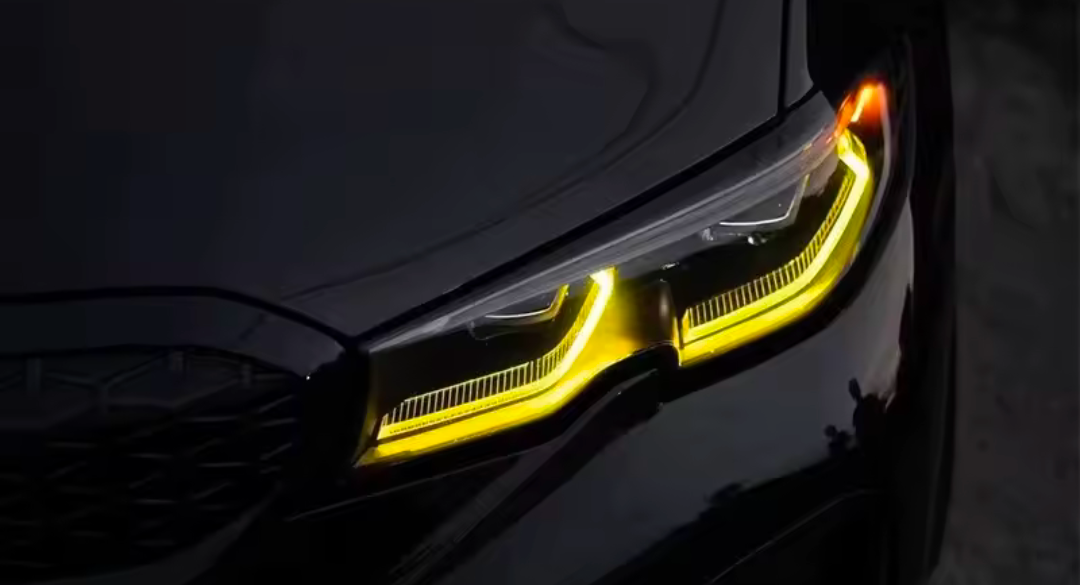 LED Yellow CSL-Style DRL Angel Eyes for BMW 4 Series G22 / M4 G82 (2020–2024)