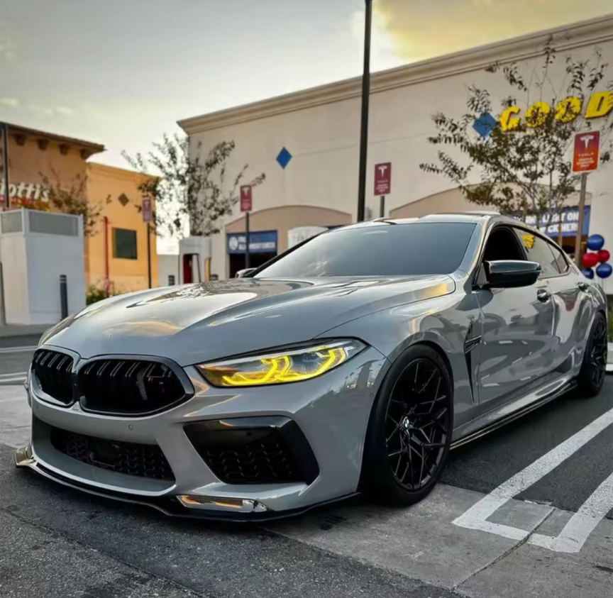LED Yellow CSL-Style DRL Angel Eyes for BMW 8 Series G15 (2018–2025)