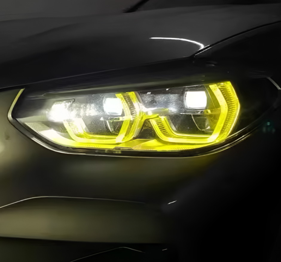 LED Yellow CSL-Style DRL Angel Eyes for BMW X3 G01 (2017–2024)