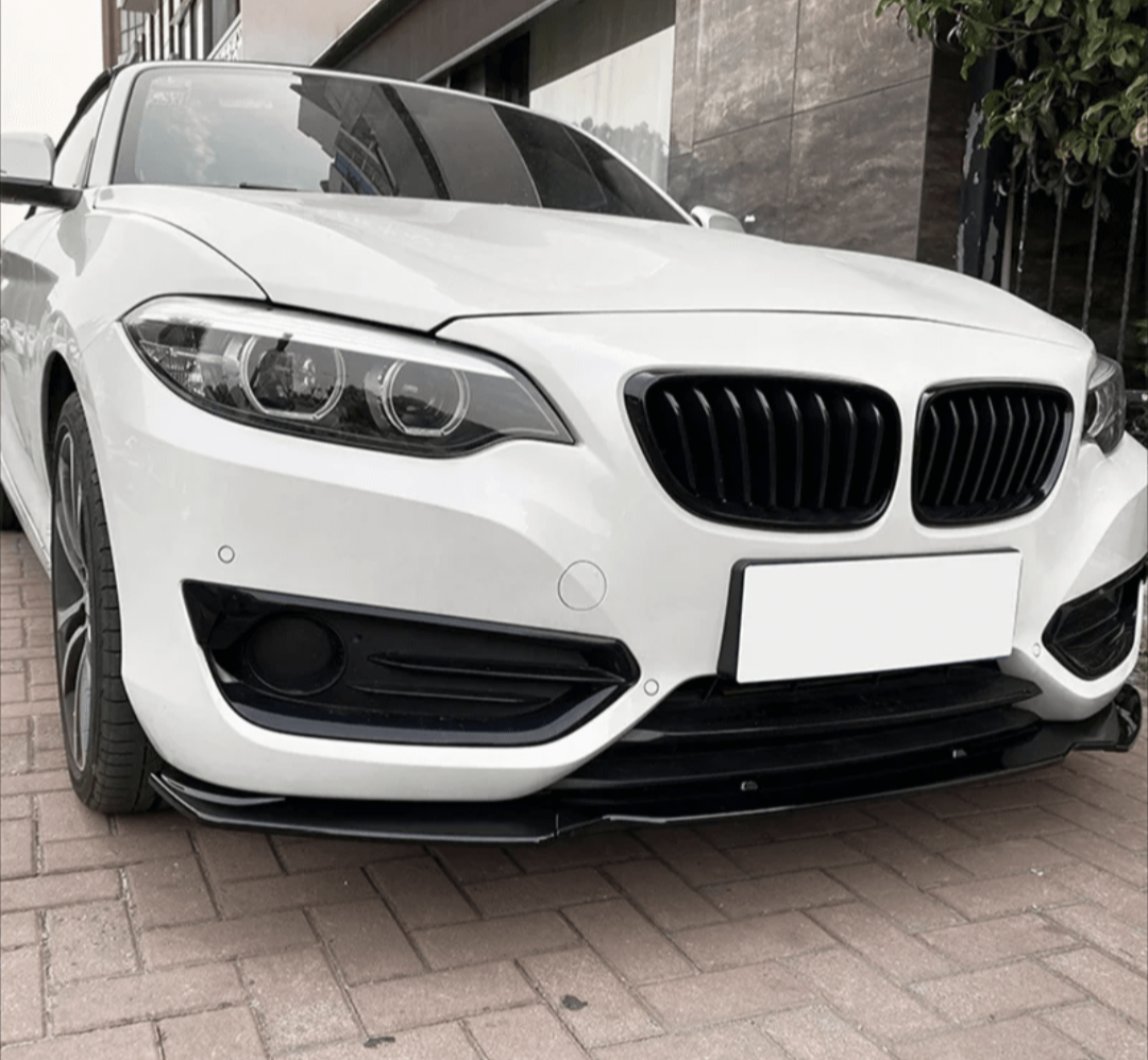 M Type Front Lip Splitter for BMW 2 Series F22 and M2 F87 bodykit (2014 to 2021)