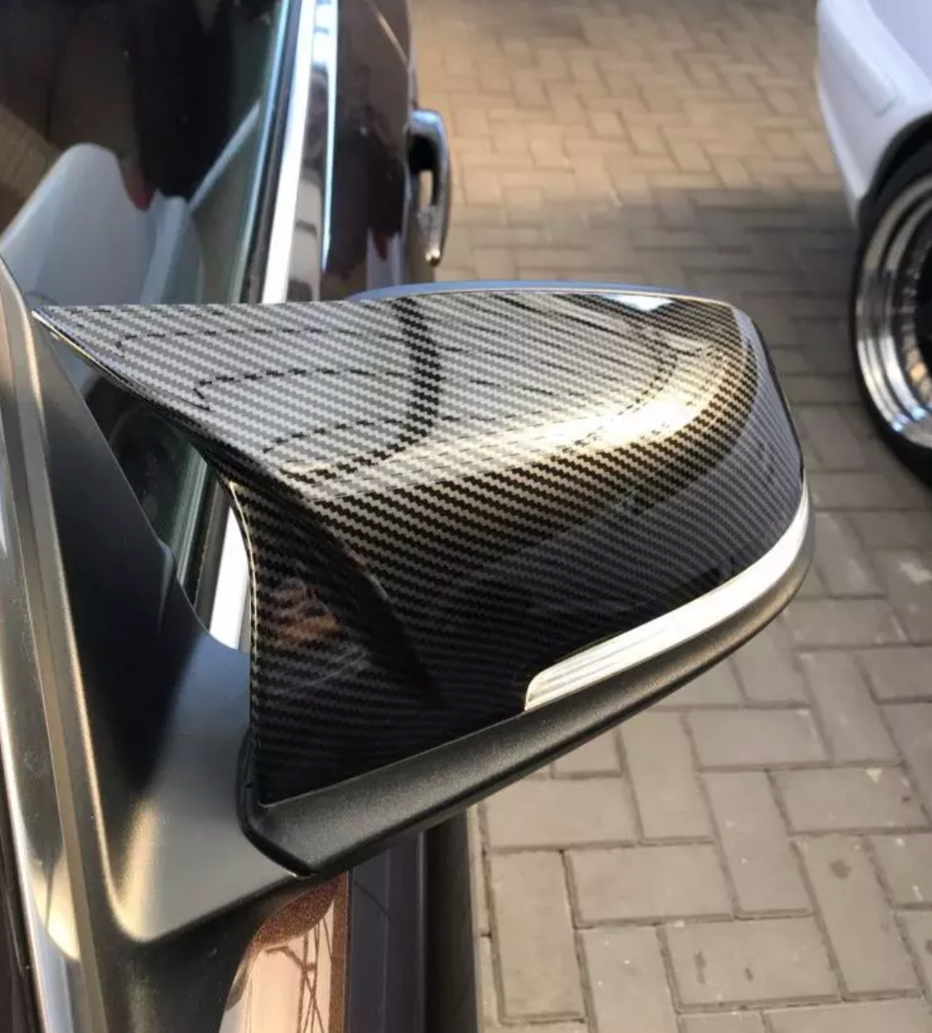 M3 Competition-look Carbon Fiber Mirror Caps for BMW 3 Series F30 (2011 to 2019)