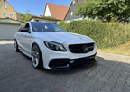 Mercedes C-Class Sedan and Coupe C63 AMG Front Lip Splitter C205 W205 (2014 to 2021)