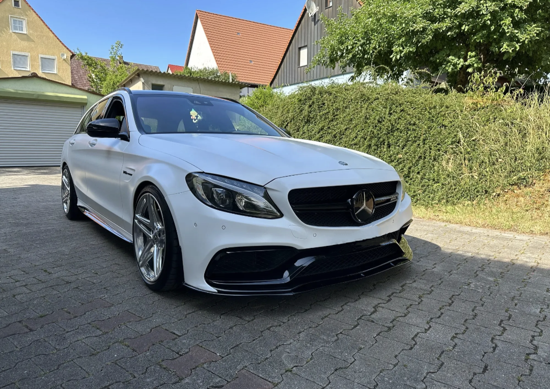 Mercedes C-Class Sedan and Coupe C63 AMG Front Lip Splitter C205 W205 (2014 to 2021)