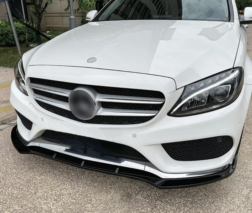 Mercedes C-Class Sedan and Coupe C63 AMG Front Lip Splitter C205 W205 (2014 to 2021)