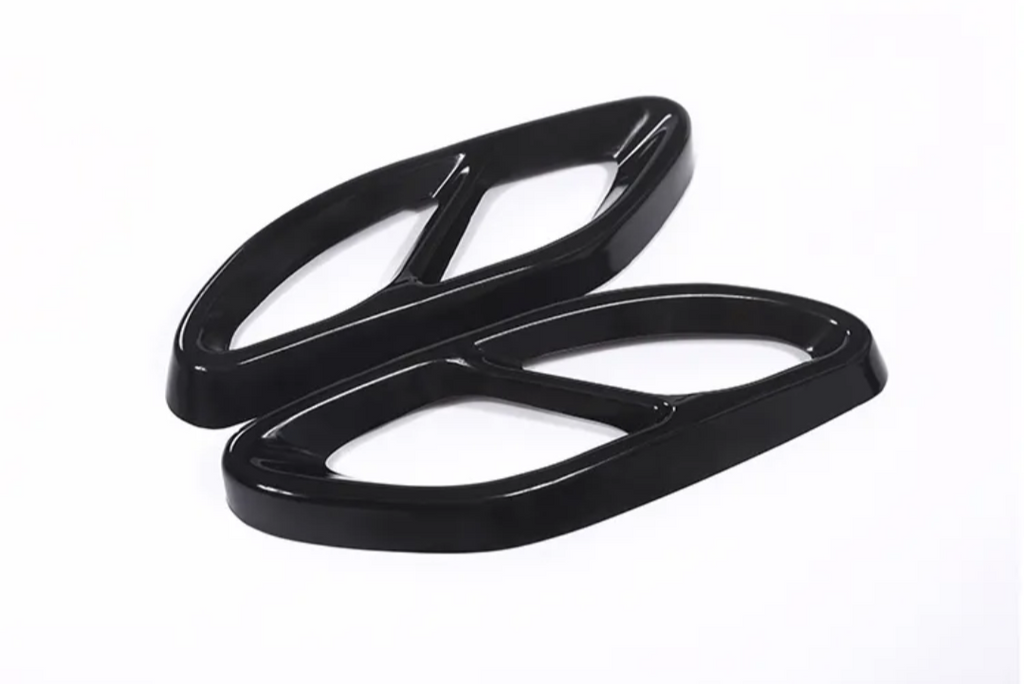 Performance black exhaust tips for Mercedes-Benz CLS C257 - 2018 to 2023