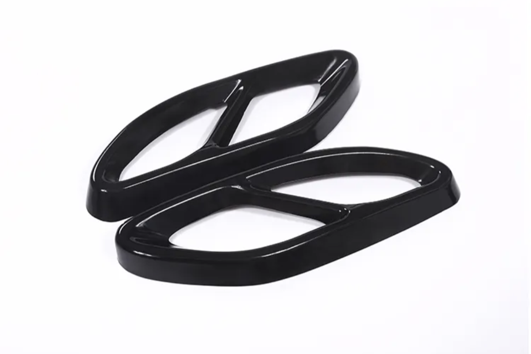 Performance Black Exhaust Tips for Mercedes-Benz E Class W213 - 2013 to 2021