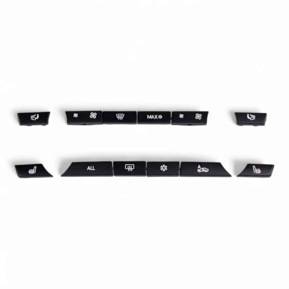 Set of climate control buttons for BMW 5 Series and M5 F10 (2010 to 2017)