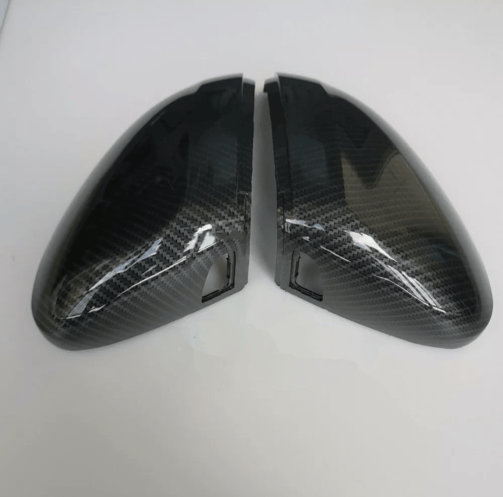 Volkswagen Tiguan carbon fiber look mirror caps (MY 2017-2020)