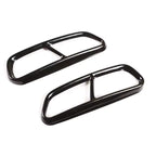 Audi A6 C7 Gloss Black Exhaust Tips - 2011 to 2018