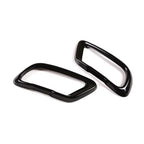 Glossy black sport exhaust tailpipes for BMW X5 G05 - 2018 to 2023