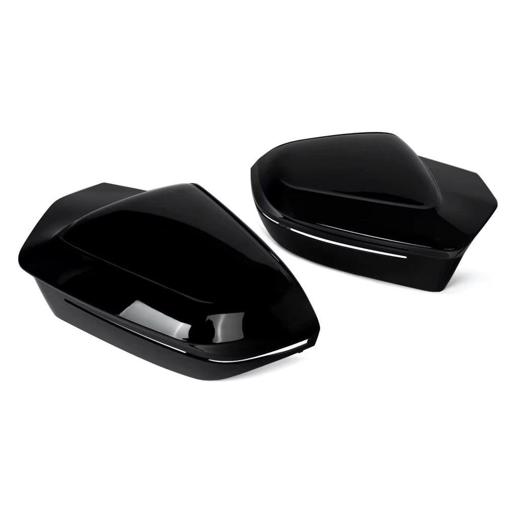 M-look Glossy Black Side Mirror Caps for BMW 7 Series G70 - 2023 to 2026