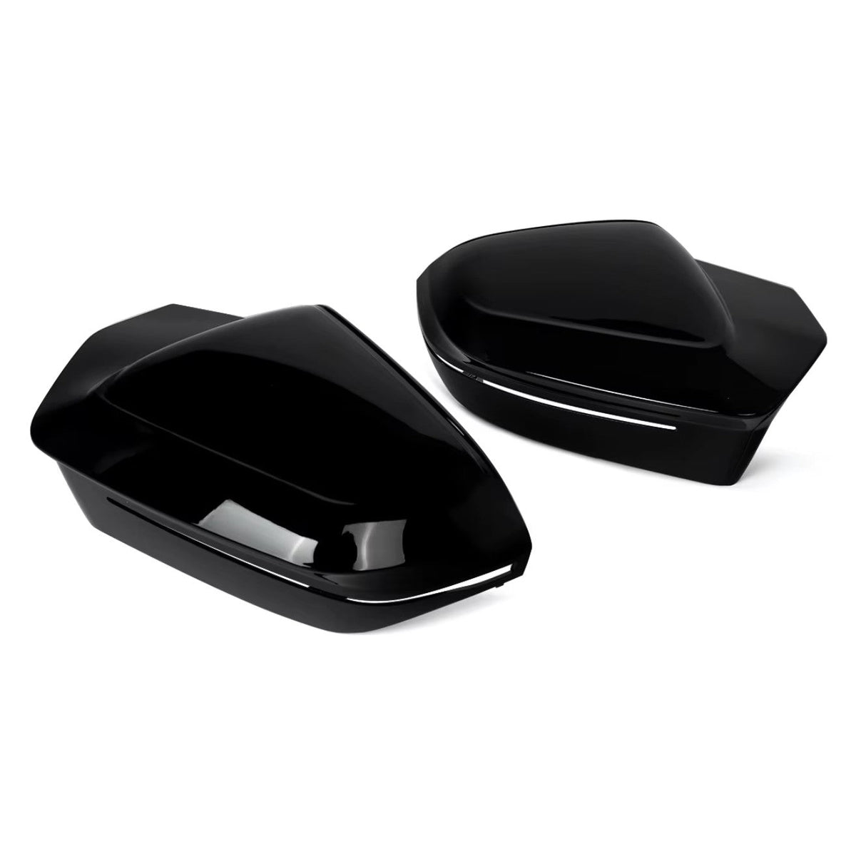 M-look Glossy Black Side Mirror Caps for BMW 7 Series G70 - 2023 to 2026